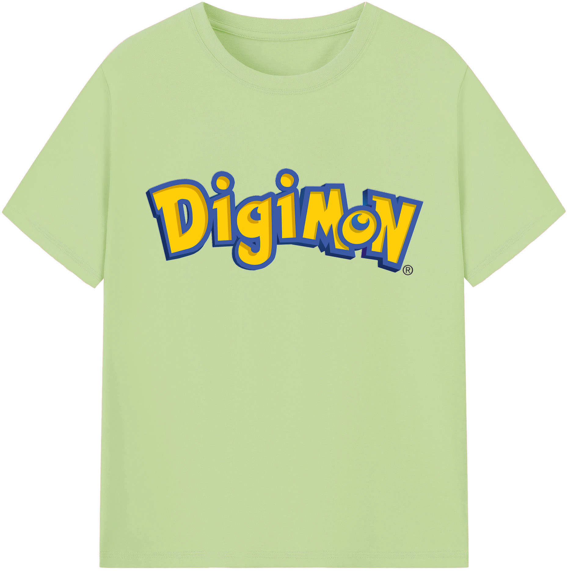 （画像用） Digimon デジタルモンスター/デジモン 綿100％半袖Tシャツ（フロントプリント）